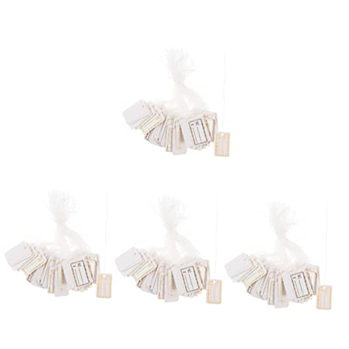 Operitacx 4 Sätze Preisschilder Schnur Beschriftbare Schmucketiketten Für Kleidung Geschenkanhänger Hochzeit Für Anhänger Armbänder Ringe 500 Stück * 4 Operitacx 4 Sätze Preisschilder Schnur Beschriftbare Schmucketiketten Für Kleidung Geschenkanhänger Hochzeit Für Anhänger Armbänder Ringe 500 Stück * 4 von Operitacx