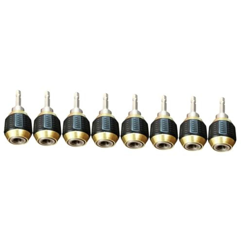 Operitacx 4 Sätze Schnellschalteranschluss Adapter Bohrer Schaft Sechseckiger Griff Metall 2 Stück * 4 von Operitacx