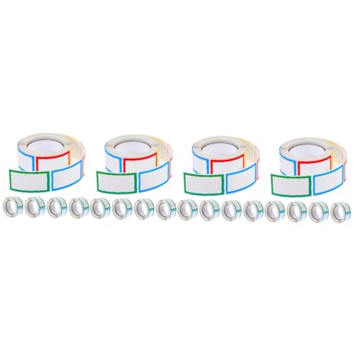Operitacx 4 Sätze Selbstklebende Etiketten Für Flaschen Und Vorratsdosen Blanko Aufkleber Für Diy Klassifizierung Beschreibbar Und Ablösbar Für Küche Und Bastelprojekte 5 Rollen * 4 Operitacx 4 Sätze Selbstklebende Etiketten Für Flaschen Und Vorratsdosen Blanko Aufkleber Für Diy Klassifizierung Beschreibbar Und Ablösbar Für Küche Und Bastelprojekte 5 Rollen * 4 von Operitacx