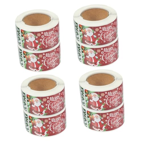 Operitacx 4 Sätze Weihnachtliche Aufkleber Selbstklebende Etiketten Mit Niedlichem Design Für Umschläge Und Diy Projekte Für Festliche Verpackungen Und Dekoration 2 Rollen * 4 Operitacx 4 Sätze Weihnachtliche Aufkleber Selbstklebende Etiketten Mit Niedlichem Design Für Umschläge Und Diy Projekte Für Festliche Verpackungen Und Dekoration 2 Rollen * 4 von Operitacx
