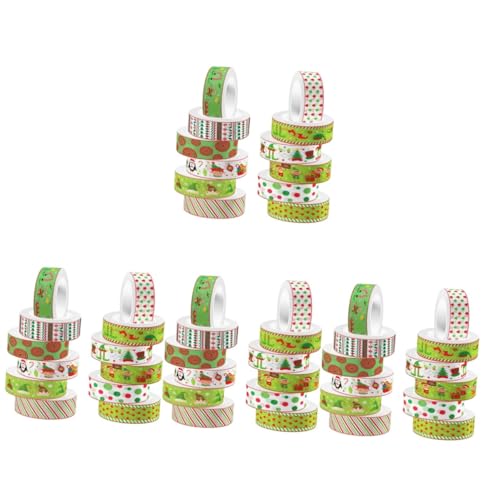 Operitacx 4 Sätze Weihnachtsmotiv Washi Tape Dekoratives Klebeband Für Scrapbooking Und Diy Projekte Einfach Abreißbar Für Handbücher Und Fotoalben 12 Rollen * 4 Operitacx 4 Sätze Weihnachtsmotiv Washi Tape Dekoratives Klebeband Für Scrapbooking Und Diy Projekte Einfach Abreißbar Für Handbücher Und Fotoalben 12 Rollen * 4 von Operitacx
