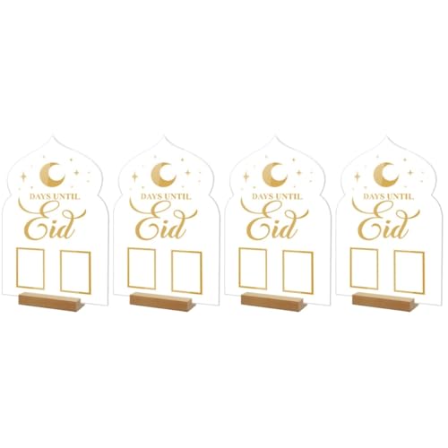Operitacx 4 Stück Countdown Deko Objekt aus Acryl mit Handschriftlicher Anzeige Ethno Stil Tischdeko für Verschiedene Anlässe Stabiler Holzbasis für Sicheren Stand und Design Operitacx 4 Stück Countdown Deko Objekt aus Acryl mit Handschriftlicher Anzeige Ethno Stil Tischdeko für Verschiedene Anlässe Stabiler Holzbasis für Sicheren Stand und Design von Operitacx