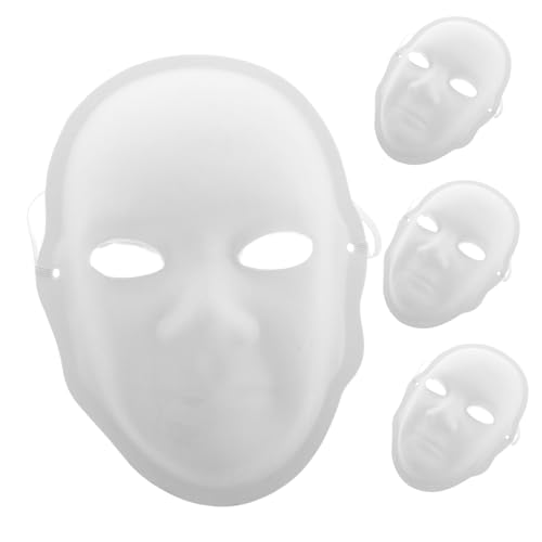 Operitacx 4 Stück Diy Weiße Pappmaché Masken zum Bemalen Leichte Bequeme Vollgesichtsmasken für Karneval Halloween Cosplay und Theater Dekorativ und Sammelwürdig Vielseitig Einsetzbar Operitacx 4 Stück Diy Weiße Pappmaché Masken zum Bemalen Leichte Bequeme Vollgesichtsmasken für Karneval Halloween Cosplay und Theater Dekorativ und Sammelwürdig Vielseitig Einsetzbar von Operitacx