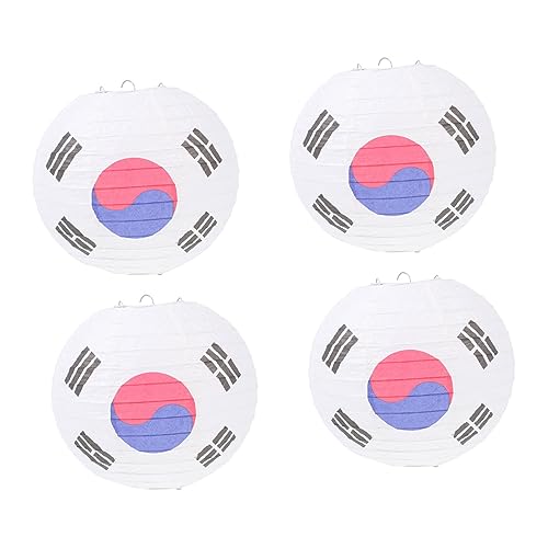 Operitacx 4 Stück Faltbare Korea Stil Laternen Dekorative Papierlaternen für Restaurant Grill und Garten Runde Form für Festlichkeiten und Outdoor Dekoration Hochwertige Verarbeitung Operitacx 4 Stück Faltbare Korea Stil Laternen Dekorative Papierlaternen für Restaurant Grill und Garten Runde Form für Festlichkeiten und Outdoor Dekoration Hochwertige Verarbeitung von Operitacx