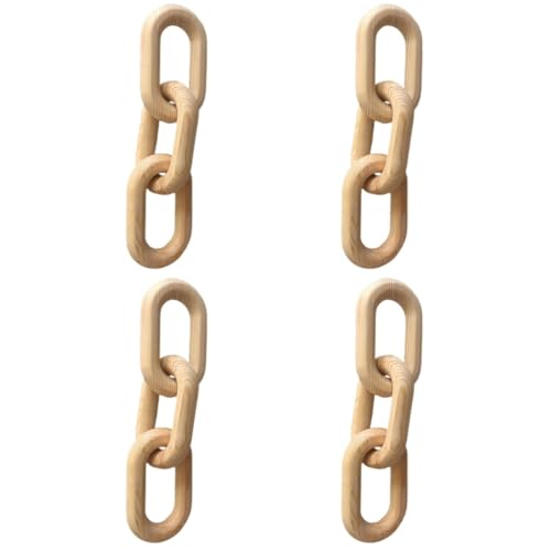 Operitacx 4 Stück Holzketten Dekoration für Wohnzimmer und Esstisch Rustikaler Wand und Regalpendel Naturholz für Haus und Büroschmuck Weihnachtsdeko und Bastelprojekte Operitacx 4 Stück Holzketten Dekoration für Wohnzimmer und Esstisch Rustikaler Wand und Regalpendel Naturholz für Haus und Büroschmuck Weihnachtsdeko und Bastelprojekte von Operitacx