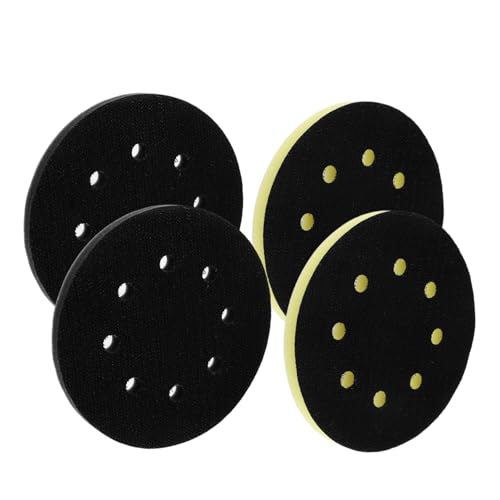 Operitacx 4 Stück Kissen Schleifpad für Holz Auto Polierpad Handwerkzeug Polierpad Schleifpolster Schleifpapierhalter Schaumstoff-Schleifpads Konturpad für Exzenterschleifer Schwamm von Operitacx