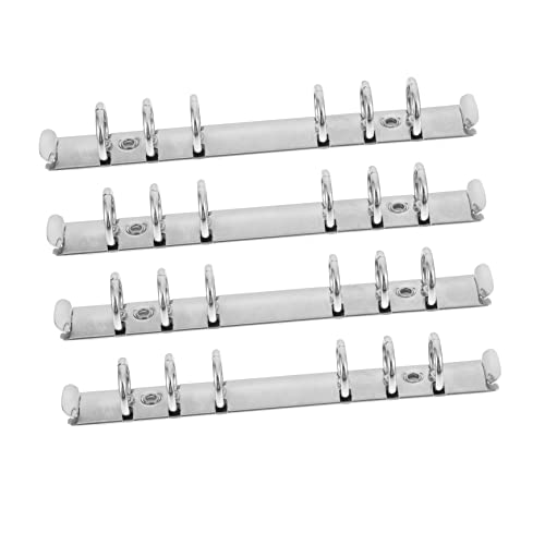 Operitacx 4 Stück Loose Leaf Binder Clips Praktische und Kreative Klammern für Scrapbooking und Bürobedarf für Diy Projekte und Schnelle Ablage von Operitacx