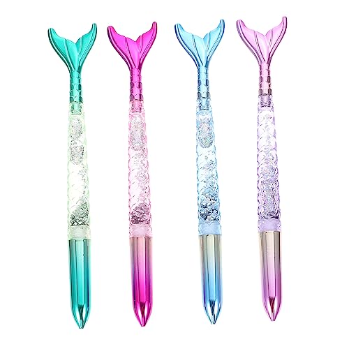 Operitacx 4 Stück Meerjungfrauen-kugelschreiber Süße Gel-kugelschreiber für Jungen und Mädchen 0 5 Mm Gel-tinte Meerjungfrauenschwanz-design Schulbedarf Operitacx 4 Stück Meerjungfrauen-kugelschreiber Süße Gel-kugelschreiber für Jungen und Mädchen 0 5 Mm Gel-tinte Meerjungfrauenschwanz-design Schulbedarf von Operitacx