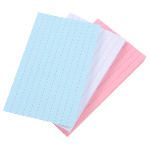 Operitacx 4 Stück Memo Pads Farben Liniert Haftnotizen für Schule Büro und Zuhause Praktische Notizblöcke für Kreative Ideen und Wichtige Erinnerungen für Studenten und Bürobedarf von Operitacx