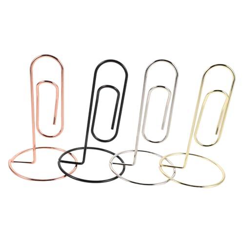 Operitacx 4 Stück Metall Visitenkartenhalter Memo Clip Ständer Büro Notizhalter Rosegold Schwarz Praktisch Vielseitig für Konferenzen und Tischkarten Operitacx 4 Stück Metall Visitenkartenhalter Memo Clip Ständer Büro Notizhalter Rosegold Schwarz Praktisch Vielseitig für Konferenzen und Tischkarten von Operitacx