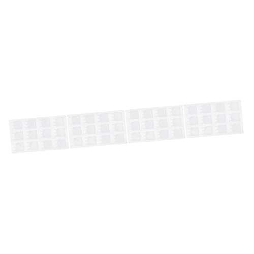 Operitacx 4 Stück Mini Herz Fotorahmen Silikonform Diy Formen für Epoxidharz Fach Miniatur Rahmen für Handyschmuck und Bastelarbeiten Wiederverwendbar und Leicht zu Reinigen von Operitacx