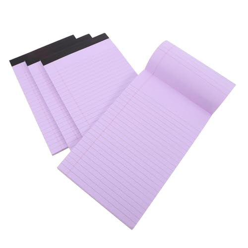 Operitacx 4 Stück Notizblock aus Papier Pads Zeitschrift erheben süße Notizbilder Rechtspad Memo -Pad Briefpapier Notizblöcke aus Papier Kleines Notizbuch Notizblöcke für die Arbeit Violett von Operitacx