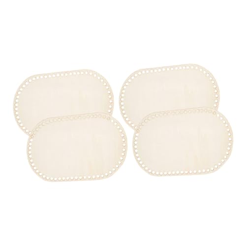Operitacx 4 Stück Ovaler Holzboden für Häkelkorb Stabile Naturholz Korbbasis für DIY Flechten Stricken Basteln Ovaler Korbboden für Taschen und Wohnaccessoires Bastelzubehör Operitacx 4 Stück Ovaler Holzboden für Häkelkorb Stabile Naturholz Korbbasis für DIY Flechten Stricken Basteln Ovaler Korbboden für Taschen und Wohnaccessoires Bastelzubehör von Operitacx