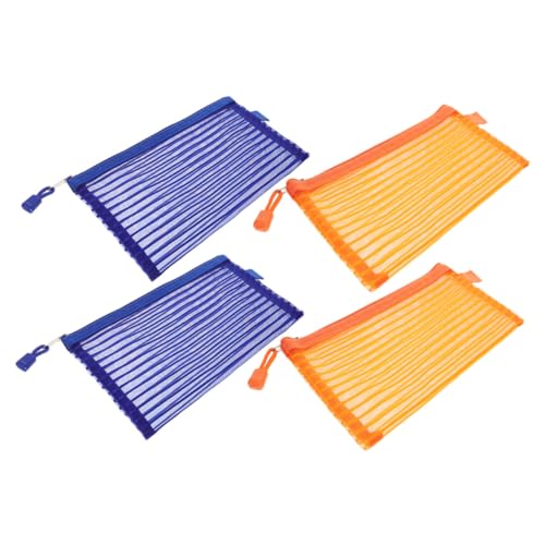 Operitacx 4 Stück Reißverschluss Dokumententaschen Bunte Organizer für Schulbedarf Langlebige für Dokumente Zeitschriften und Materialien Operitacx 4 Stück Reißverschluss Dokumententaschen Bunte Organizer für Schulbedarf Langlebige für Dokumente Zeitschriften und Materialien von Operitacx