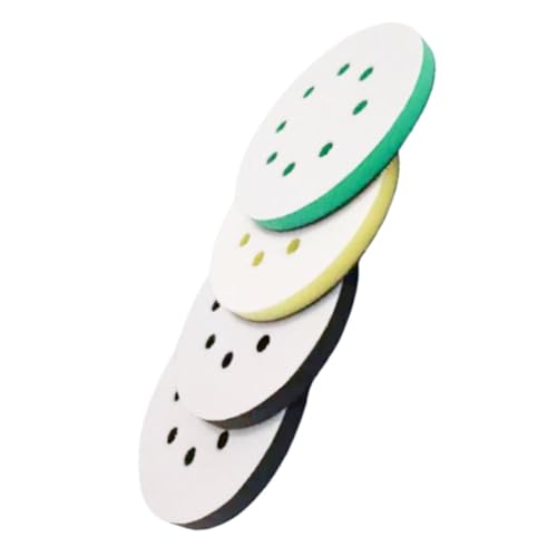 Operitacx 4 Stück Schaumstoff Schleifpads Schleifpads Runde Schaumstoff Pads Zum Polieren Schleif Interface Pads Für Maschinen Runde Dämpfungspads Für Schleifmaschinen Runde von Operitacx