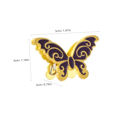 Operitacx 4 Stück Schmetterling Büroklammern aus Metall Starke Haltekraft Dekorative und Funktionale Papierclips für Dokumente Fotos Rechnungen Vielseitig Verwendbar Violett Operitacx 4 Stück Schmetterling Büroklammern aus Metall Starke Haltekraft Dekorative und Funktionale Papierclips für Dokumente Fotos Rechnungen Vielseitig Verwendbar Violett von Operitacx