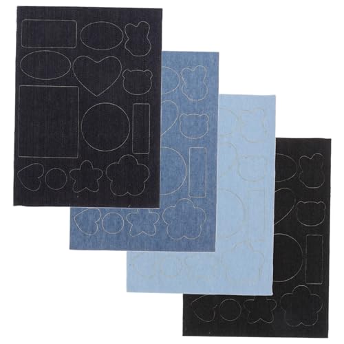 Operitacx 4 Stück Selbstklebende Jeans Flicken aus Stabilem Denim Mehrfach Verwendbare Reparatur Patches für Löcher und an Hosen Jacken Taschen Geeignet für Männer und Vielseitige Operitacx 4 Stück Selbstklebende Jeans Flicken aus Stabilem Denim Mehrfach Verwendbare Reparatur Patches für Löcher und an Hosen Jacken Taschen Geeignet für Männer und Vielseitige von Operitacx