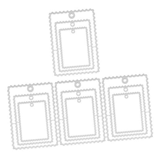 Operitacx 4 Stück Stanzform Kohlenstoffstahl Dekorative Schneidform für Diy Kartenherstellung Hochwertige Prägeschablone für Scrapbooking für Kreative Bastelprojekte Operitacx 4 Stück Stanzform Kohlenstoffstahl Dekorative Schneidform für Diy Kartenherstellung Hochwertige Prägeschablone für Scrapbooking für Kreative Bastelprojekte von Operitacx