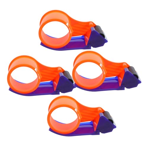 Operitacx 4 Stück Teiliges Handheld Klebebandabroller Tape Cutter mit Antislip Griff für Verpackung Büro und Basteln Vielseitiger Abroller für Verschiedene Klebebänder Operitacx 4 Stück Teiliges Handheld Klebebandabroller Tape Cutter mit Antislip Griff für Verpackung Büro und Basteln Vielseitiger Abroller für Verschiedene Klebebänder von Operitacx
