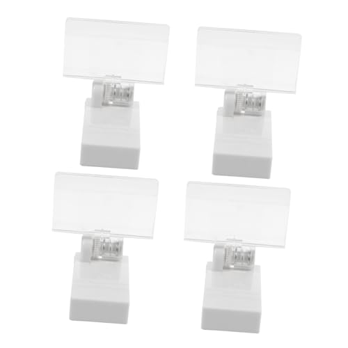 Operitacx 4 Stück Teiliges Magnet Clip Doppelseitiger Werbeclip für Preisschilder Regalhalter Beschreibbarer Etikettenhalter Stabiler Displayständer für Supermarkt und Produktanzeigen Operitacx 4 Stück Teiliges Magnet Clip Doppelseitiger Werbeclip für Preisschilder Regalhalter Beschreibbarer Etikettenhalter Stabiler Displayständer für Supermarkt und Produktanzeigen von Operitacx