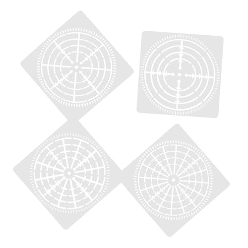 Operitacx 4 Stück Teiliges Mandala Dot Schablonen Wiederverwendbare Wandmalerei Vorlagen für Diy Projekte Mandala Schablonen für Kreative Dekoration von Wänden und Möbeln von Operitacx