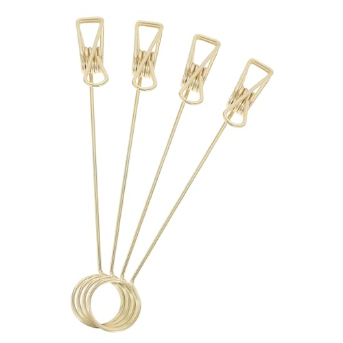 Operitacx 4 Stück Teiliges Metall Doppelköpfige Kartenhalter Clips Robuste und Praktische Clips für Fotos Notizen und Blumenkarte für Büro und Geschäftsnutzung Operitacx 4 Stück Teiliges Metall Doppelköpfige Kartenhalter Clips Robuste und Praktische Clips für Fotos Notizen und Blumenkarte für Büro und Geschäftsnutzung von Operitacx