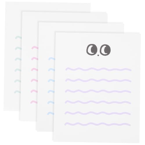 Operitacx 4 Stück Teiliges Praktisches Notizblock Haftfreie Memo pads in Blau Violett und Grün Vielseitiges Nachrichtenschreibpapier für Schüler Tägliche Planung und Organisation Operitacx 4 Stück Teiliges Praktisches Notizblock Haftfreie Memo pads in Blau Violett und Grün Vielseitiges Nachrichtenschreibpapier für Schüler Tägliche Planung und Organisation von Operitacx