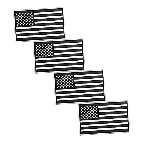 Operitacx 4 Stück Teiliges Selbstklebende Schwarze Amerikanische Flagge Aufnäher Langlebige Kleidung Dekoration für Jacken Taschen Schuhe und Rucksäcke Einfach Anzubringen und Vielseitig Operitacx 4 Stück Teiliges Selbstklebende Schwarze Amerikanische Flagge Aufnäher Langlebige Kleidung Dekoration für Jacken Taschen Schuhe und Rucksäcke Einfach Anzubringen und Vielseitig von Operitacx