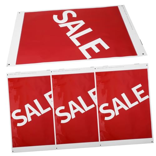 Operitacx 4 Stück Teiliges Selbstklebende Verkaufsschilder für Einzelhandel Wasserfeste Fenster Wandanzeigen Standardisierte Leicht Ablösbar Vielseitig für Innen Außenbereiche Operitacx 4 Stück Teiliges Selbstklebende Verkaufsschilder für Einzelhandel Wasserfeste Fenster Wandanzeigen Standardisierte Leicht Ablösbar Vielseitig für Innen Außenbereiche von Operitacx