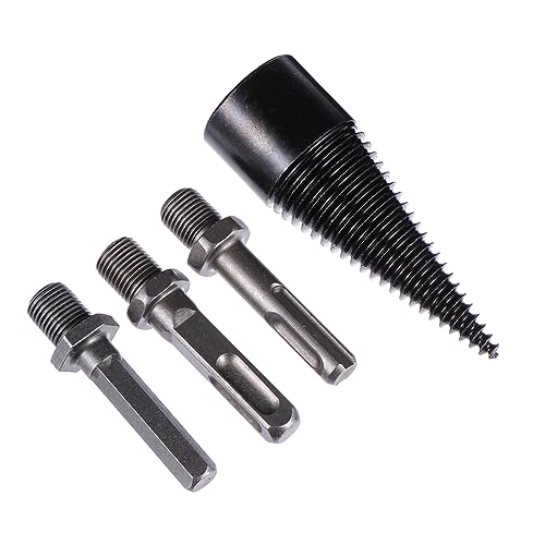 Operitacx 4 Stück Teiliges Set Holzspalter Bohrer Kegelbohrer für Effektives Spalten von Kompatibel mit Schlagbohrmaschinen Robustem für Harte Operitacx 4 Stück Teiliges Set Holzspalter Bohrer Kegelbohrer für Effektives Spalten von Kompatibel mit Schlagbohrmaschinen Robustem für Harte von Operitacx