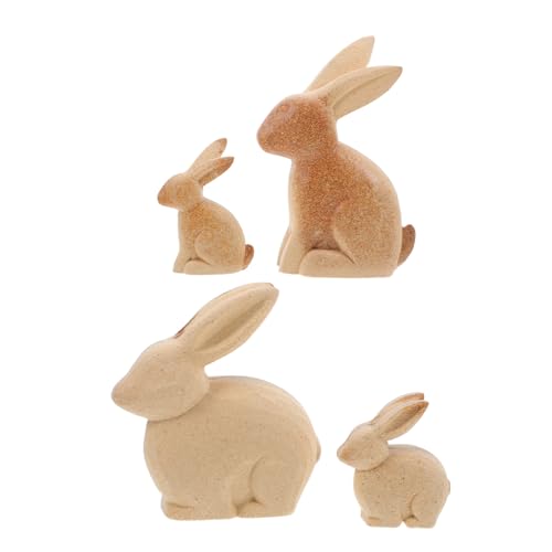 Operitacx 4 Stück Teiliges Set Unbemalte Holz Hasenfiguren zum Basteln für Diy Osterdekorationen Kreative Holzskulpturen für Familie Bastelprojekte Beige Operitacx 4 Stück Teiliges Set Unbemalte Holz Hasenfiguren zum Basteln für Diy Osterdekorationen Kreative Holzskulpturen für Familie Bastelprojekte Beige von Operitacx