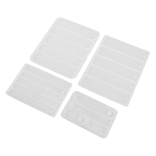 Operitacx 4 Stück Teiliges Silikonharz Buchzeichen Rechteckige Formen für Epoxidharz für Diy Projekte und Bastelideen Anfänger und Fortgeschrittene Operitacx 4 Stück Teiliges Silikonharz Buchzeichen Rechteckige Formen für Epoxidharz für Diy Projekte und Bastelideen Anfänger und Fortgeschrittene von Operitacx
