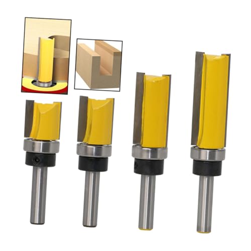 Operitacx 4 Stück Teiliges Trimmfräser Set Präzise Holzfräser für Holzverzierung Kantenbearbeitung und Fräsarbeiten Robustes Router Werkzeug für Professionelle und Hobby Holzbearbeitung Operitacx 4 Stück Teiliges Trimmfräser Set Präzise Holzfräser für Holzverzierung Kantenbearbeitung und Fräsarbeiten Robustes Router Werkzeug für Professionelle und Hobby Holzbearbeitung von Operitacx