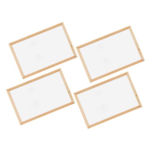 Operitacx 4 Stück Teiliges Wiederverwendbares Whiteboard Einseitiges Schreib Zeichenbrett Klare Oberfläche für Notizen Zeichnungen für Schüler Lehrer und Bürogebrauch von Operitacx