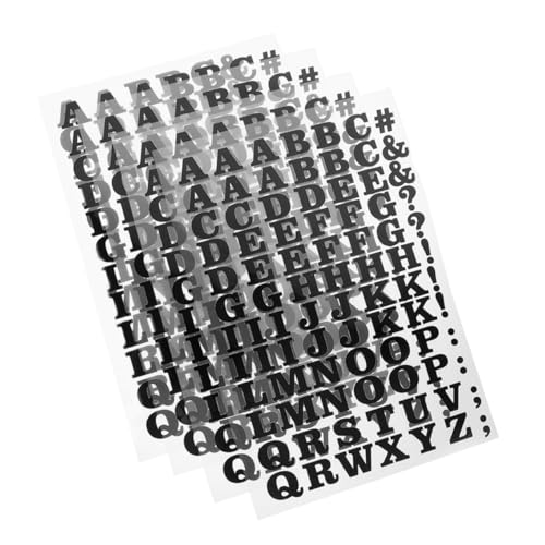 Operitacx 4 Stück Wärmeübertragungs Vinylbuchstaben Und Für T Shirts Zum Aufbügeln Von Alphabet Aufklebern DIY Stoffapplikationen Dekoration Für Selbstgemachte Kleidung von Operitacx