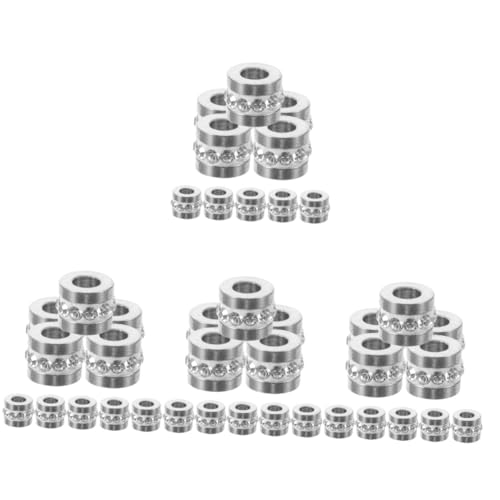 Operitacx 40 Stk edelstahlkügelchen bracelet beads Zubehör zur Herstellung von Armbändern Schmuckperlen aus Strass Zubehör zur Schmuckherstellung Armbänder machen Perlen Rostfreier Stahl Operitacx 40 Stk edelstahlkügelchen bracelet beads Zubehör zur Herstellung von Armbändern Schmuckperlen aus Strass Zubehör zur Schmuckherstellung Armbänder machen Perlen Rostfreier Stahl von Operitacx