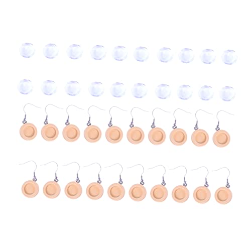 Operitacx 40 Stück Diy Ohrringe Zubehör Holz Ohrhaken und Runden Cabochon Basen für Schmuckherstellung Burlywood für Kreative Bastelprojekte Operitacx 40 Stück Diy Ohrringe Zubehör Holz Ohrhaken und Runden Cabochon Basen für Schmuckherstellung Burlywood für Kreative Bastelprojekte von Operitacx