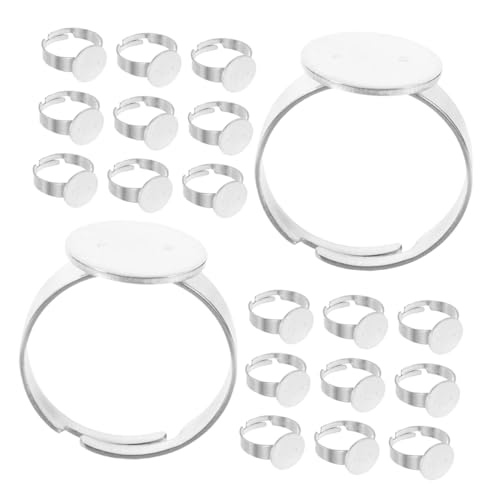 Operitacx 40 Stück Flache Rundplatten für Diy Schmuckherstellung für Cabochons und Schmuckdesigns für Bastelprojekte Operitacx 40 Stück Flache Rundplatten für Diy Schmuckherstellung für Cabochons und Schmuckdesigns für Bastelprojekte von Operitacx
