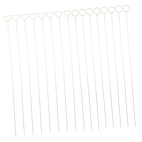Operitacx 40 Stück Metall Kartenhalter Clips Herz und Rundform Blumenkartenhalter für Hochzeiten und Partys Elegante Goldene Deko Accessoires von Operitacx