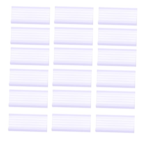 Operitacx 40 Stück PVC Transparente Preisschildhalter Langlebig Gebogener Aufsteller für Regaletiketten Geeignet für Einzelhandel Supermarkt Preisschilder Ständer Preisaufsteller Operitacx 40 Stück PVC Transparente Preisschildhalter Langlebig Gebogener Aufsteller für Regaletiketten Geeignet für Einzelhandel Supermarkt Preisschilder Ständer Preisaufsteller von Operitacx