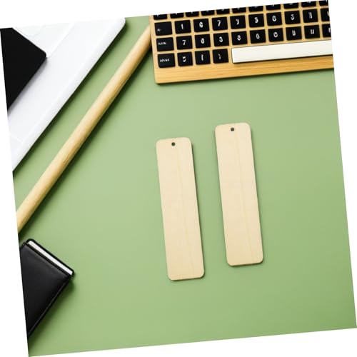 Operitacx 40 Stück Teiliges Holz Lesezeichen Blanko Rechteck mit Löchern zum Bemalen DIY Lesezeichen Holzanhänger Vielseitig als Geschenk und Dekoration für Bücher Weihnachten Operitacx 40 Stück Teiliges Holz Lesezeichen Blanko Rechteck mit Löchern zum Bemalen DIY Lesezeichen Holzanhänger Vielseitig als Geschenk und Dekoration für Bücher Weihnachten von Operitacx