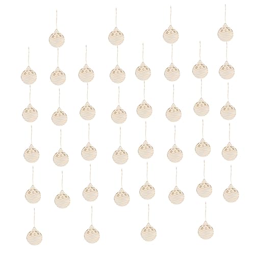 Operitacx 40 Stück Teiliges Weihnachts Holzscheiben mit Vorgebohrten Löchern Natürliche Runde Holzanhänger aus Holz für DIY Weihnachtsdeko Inklusive Hanfschnur Rustikaler Christbaumschmuck Operitacx 40 Stück Teiliges Weihnachts Holzscheiben mit Vorgebohrten Löchern Natürliche Runde Holzanhänger aus Holz für DIY Weihnachtsdeko Inklusive Hanfschnur Rustikaler Christbaumschmuck von Operitacx
