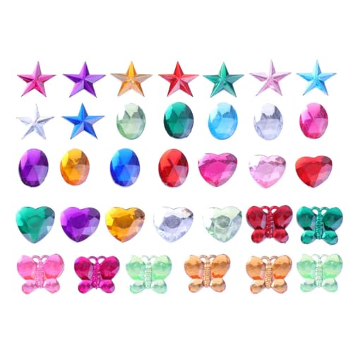Operitacx 400 Stk Selbstklebende Glitzersteine, Acryl Pentagramm Aufkleber, Bunte Diy Deko Kristalle FüR Kindergarten, Kunsthandwerk, GrußKarten, Kleidung, Tassen, Vasen, Laptops, Bilderrahmen Operitacx 400 Stk Selbstklebende Glitzersteine, Acryl Pentagramm Aufkleber, Bunte Diy Deko Kristalle FüR Kindergarten, Kunsthandwerk, GrußKarten, Kleidung, Tassen, Vasen, Laptops, Bilderrahmen von Operitacx