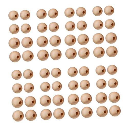 Operitacx 400 Stück Holzperlen Naturbelassen Rund Basteln Holzperlen für DIY Schmuck Armbänder Weihnachtsdeko und Bauernhaushandwerk Operitacx 400 Stück Holzperlen Naturbelassen Rund Basteln Holzperlen für DIY Schmuck Armbänder Weihnachtsdeko und Bauernhaushandwerk von Operitacx