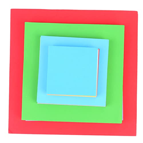 Operitacx 400 Stück Origami Papier Buntes Doppelseitiges Faltpapier für Kindergarten für Diy Bastelprojekte und Kreative Kunsthandwerke von Operitacx
