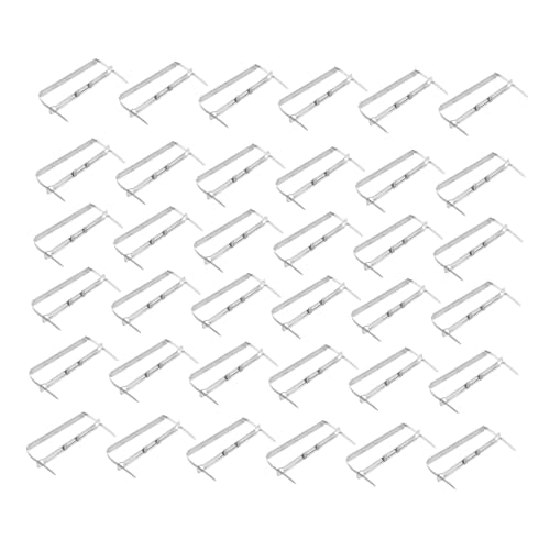 Operitacx 45 Sätze Binder Clips Loch Papierklammern für Dokumentenorganisation im Büro und Schule Leicht und Vielseitig Einsetzbar von Operitacx