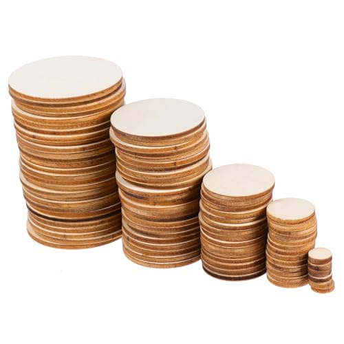 Operitacx 450 Stück Unbehandelte Runde Holzscheiben Bastelset Naturholzscheiben Diy Holzplättchen für Handwerk Malerei Dekoration für Kreative Projekte Operitacx 450 Stück Unbehandelte Runde Holzscheiben Bastelset Naturholzscheiben Diy Holzplättchen für Handwerk Malerei Dekoration für Kreative Projekte von Operitacx