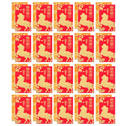Operitacx 48 Rote Glücksgeldumschläge Bao Li Xi Tet Rote Umschläge – 2026 Vietnamesisches Neujahr Hong Bao – Frühlingsfest Glücksgeldtasche von Operitacx