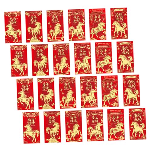 Operitacx 48 Stück Jahr des Pferdroten Pakets Geldbeutel im chinesischen Stil Frühlingsfest Fengshui Hongbao Neujahrsgeldumschläge Frühling Festival Red Envelope Chinese 2026 Hongbao Papier Operitacx 48 Stück Jahr des Pferdroten Pakets Geldbeutel im chinesischen Stil Frühlingsfest Fengshui Hongbao Neujahrsgeldumschläge Frühling Festival Red Envelope Chinese 2026 Hongbao Papier von Operitacx