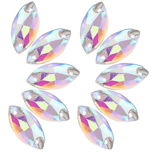 Operitacx 48 Stück Kristallperlen für Diy Projekte Handnähen für Kleidung Schuhe und Accessoires Elegant und Funkelnd Operitacx 48 Stück Kristallperlen für Diy Projekte Handnähen für Kleidung Schuhe und Accessoires Elegant und Funkelnd von Operitacx